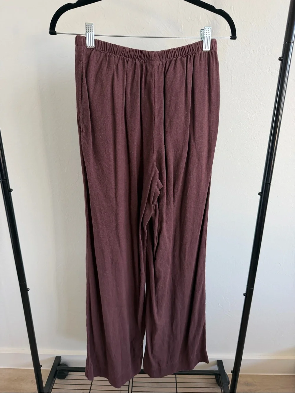 H&M - Wide-Leg Linen-Blend Pants
